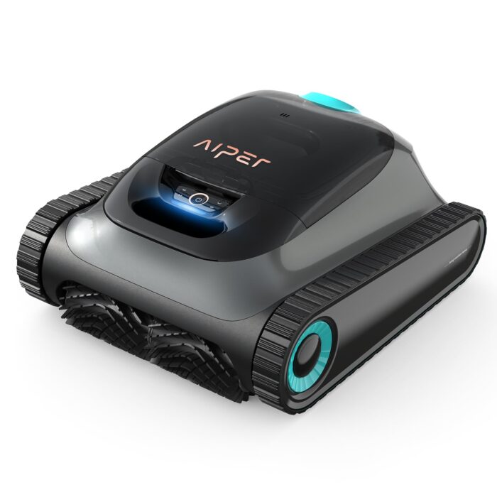 (2026 Upgrade) AIPER Scuba S1 Poolroboter Akku, 240Min Akku, Ultrafeinfiltration, Pool Bodensauger mit Wand- & Wasserlinienreinigung, App-Steuerung & OTA-Updates, Poolsauger für Pools, Blau