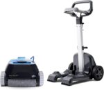 Dolphin Nautilus CC Automatischer Poolreiniger Poolroboter, Boden und Wandreinigung, Doppelfiltration, für Flachboden Pool bis zu 10 m, Wasserpflege