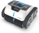 WYBOT Poolroboter Akku für 110 Mins, Vollautomatisch Poolreiniger, Wasserlinie, Wandreinigung, Poolsauger mit Navigation & Routenplanung, für Pools über oder im Boden bis zu 120 ㎡