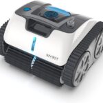 WYBOT Poolroboter Akku für 110 Mins, Vollautomatisch Poolreiniger, Wasserlinie, Wandreinigung, Poolsauger mit Navigation & Routenplanung, für Pools über oder im Boden bis zu 120 ㎡