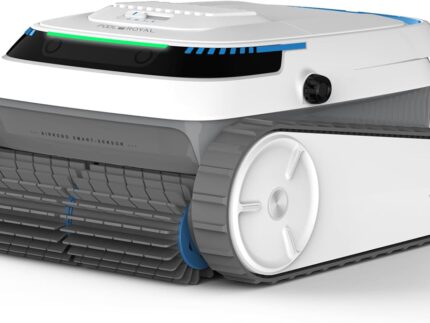 Poolroboter Pool-Royal PC10, Model 2025, Kabelloser Poolsauger Akku, reinigt Boden Wände und die Wasserlinie, Poolreiniger-Staubsauger, Akkusauger