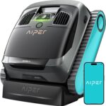 AIPER Scuba X1 Poolroboter mit App, 25200 LPH Mühelose Sauberkeit mit Doppel-Auslass, 3 μm Ultra-Feinfiltersystem, Horizontale Wasserlinienreinigung, Poolsauger Akku Ideal für Eingelassene Pools