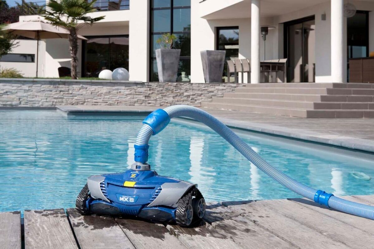 Zodiac Hydraulischer Poolreiniger MX8, Boden und Wände, Raupenantrieb, Für Becken bis max. 12 x 6 m, W70668