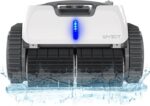WYBOT Poolroboter Akku 120 Mins für Boden, Wasserlinie, und Wandreinigung, Poolsauger mit Navigation & Routenplanung, Schnellladung, Vollautomatisch Poolreiniger für Pools 120 ㎡