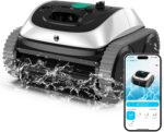WYBOT C1 Poolroboter mit Akku, 150 Min. Kabellos Poolsauger Poolroboter Boden und Wand, Poolreiniger mit intelligenter Routenplanung, vollautomatische Boden-, Wasserlinien- & Wandreinigung, bis 150 ㎡