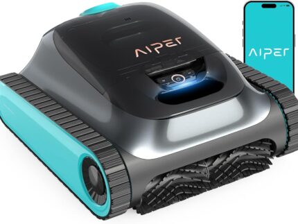 (2026 Upgrade) AIPER Scuba S1 Poolroboter Akku, 240Min Akku, Ultrafeinfiltration, Pool Bodensauger mit Wand- & Wasserlinienreinigung, App-Steuerung & OTA-Updates, Poolsauger für Pools, Blau
