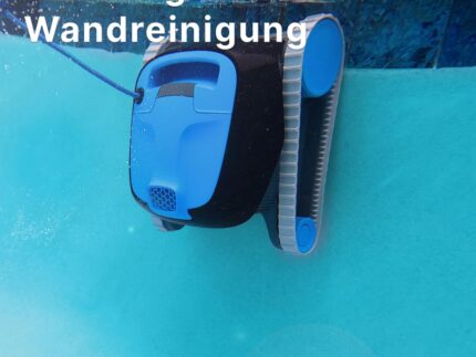 Dolphin Nautilus CC Automatischer Poolreiniger Poolroboter, Boden und Wandreinigung, Doppelfiltration, für Flachboden Pool bis zu 10 m, Wasserpflege