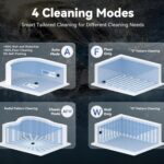 X5 Poolroboter Boden und Wand, Kabelloser Poolsauger mit Wandklettern,Intelligente Routenplanung, 180 Min Laufzeit, Smart Precision Docking™, Poolreiniger für Eingelassene Pools bis zu 300 m²