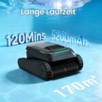 Pool-Royal Poolroboter PR10 Limited Design Edition Akku, Model 2026, Poolsauger, Autoparken und Wandklettern 3 Motoren 120 Minuten Batterielaufzeit für Schwimmbecken Boden, Wand, Wasserlinie