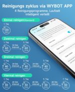 WYBOT C1 Poolroboter mit Akku, 150 Min. Kabellos Poolsauger Poolroboter Boden und Wand, Poolreiniger mit intelligenter Routenplanung, vollautomatische Boden-, Wasserlinien- & Wandreinigung, bis 150 ㎡
