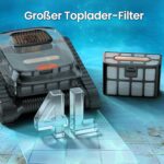 Pool-Royal Poolroboter PR10 Limited Design Edition Akku, Model 2026, Poolsauger, Autoparken und Wandklettern 3 Motoren 120 Minuten Batterielaufzeit für Schwimmbecken Boden, Wand, Wasserlinie