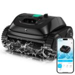 WYBOT C1 Poolroboter mit Akku, 150 Min. Kabellos Poolsauger Poolroboter Boden und Wand, Poolreiniger mit intelligenter Routenplanung, vollautomatische Boden-, Wasserlinien- & Wandreinigung, bis 150 ㎡