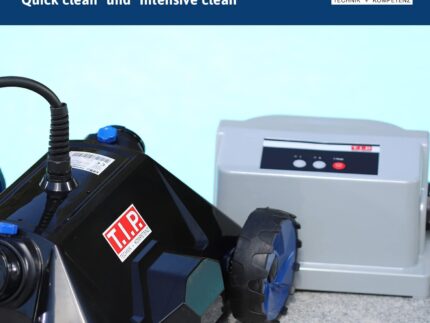 T.I.P. Pool Roboter - Bodensauger (50 m³ Beckengröße, 18.000 l/h Fördermenge, Bodenreinigung, Wasserjet-Düsen, unabhängig, vollautomatisch, Unterschiedliche Reinigungsmodi) Sweeper 18000, 30454