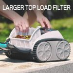 WYBOT Poolroboter Akku 120 Mins für Boden, Wasserlinie, und Wandreinigung, Poolsauger mit Navigation & Routenplanung, Schnellladung, Vollautomatisch Poolreiniger für Pools 120 ㎡