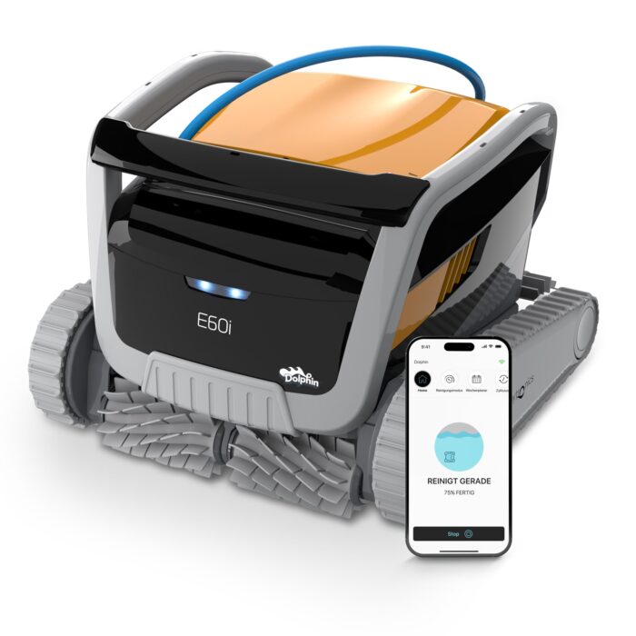 Dolphin E10 Automatischer Poolreiniger Poolroboter mit Kabel - Nur Bodenreinigung - Energieeinsparung, Aufstellpools bis zu 8 m