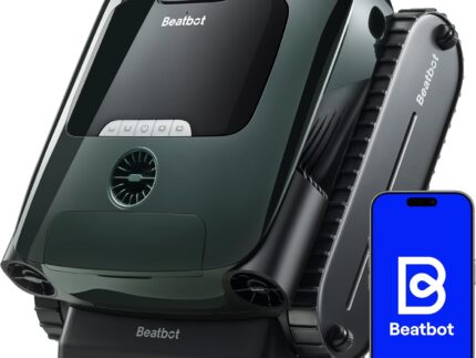 Beatbot AquaSense 2 Pro Poolroboter, Poolsauger Design für Reinigung Boden, Wand, Oberflächen und klärt Wasser, Schwebt nach Reinigung auf Wasseroberfläche, smarte Navigation, Pools bis zu 360 m²