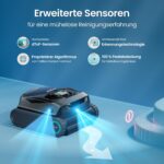 AIPER Scuba X1 Poolroboter, WavePath 3.0 Navigation, mit verbesserter Akkuleistung und bis zu 25.200 L/h Saugkraft, horizontale Wasserlinienreinigung, poolsauger akku Ideal für Pools bis zu 200㎡