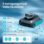 (2026 Upgrade) AIPER Scuba S1 Poolroboter Akku, 240Min Akku, Ultrafeinfiltration, Pool Bodensauger mit Wand- & Wasserlinienreinigung, App-Steuerung & OTA-Updates, Poolsauger für Pools, Blau