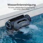 AIPER ZT6002 Poolroboter Boden und Wand, Quad-Motorensystem, WavePath Navigationstechnologie, 3 Reinigungsmodi, 18500 LPH, Poolsauger Akku Kabellos, Poolreiniger für Eingelassene Pool bis zu 150㎡