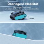 AIPER Scuba X1 Poolroboter mit App, 25200 LPH Mühelose Sauberkeit mit Doppel-Auslass, 3 μm Ultra-Feinfiltersystem, Horizontale Wasserlinienreinigung, Poolsauger Akku Ideal für Eingelassene Pools