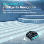 AIPER Scuba X1 Poolroboter mit App, 25200 LPH Mühelose Sauberkeit mit Doppel-Auslass, 3 μm Ultra-Feinfiltersystem, Horizontale Wasserlinienreinigung, Poolsauger Akku Ideal für Eingelassene Pools