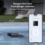 Beatbot Aquasense 2 Ultra Poolroboter, KI Mapping, 5in1 Komplettreinigung, KI-Schmutzerkennung, Poolsauger Akku für Oberfläche Boden und Wand, Poolreinigung bis zu 300m²