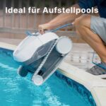 Dolphin E10 Automatischer Poolreiniger Poolroboter mit Kabel - Nur Bodenreinigung - Energieeinsparung, Aufstellpools bis zu 8 m