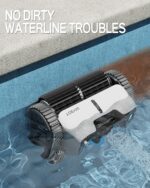 WYBOT Poolroboter Akku 120 Mins für Boden, Wasserlinie, und Wandreinigung, Poolsauger mit Navigation & Routenplanung, Schnellladung, Vollautomatisch Poolreiniger für Pools 120 ㎡