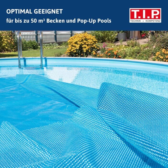 T.I.P. Pool Roboter - Bodensauger (50 m³ Beckengröße, 18.000 l/h Fördermenge, Bodenreinigung, Wasserjet-Düsen, unabhängig, vollautomatisch, Unterschiedliche Reinigungsmodi) Sweeper 18000, 30454